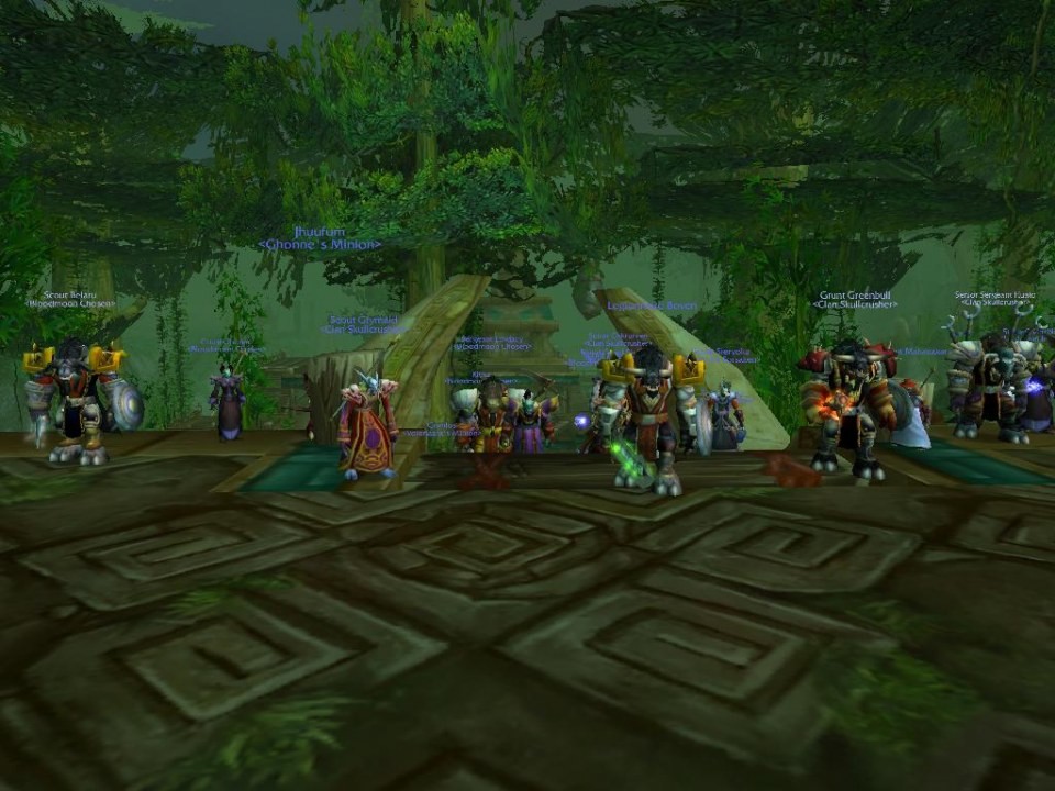 Skullcrushers and allies in Zul Gurub