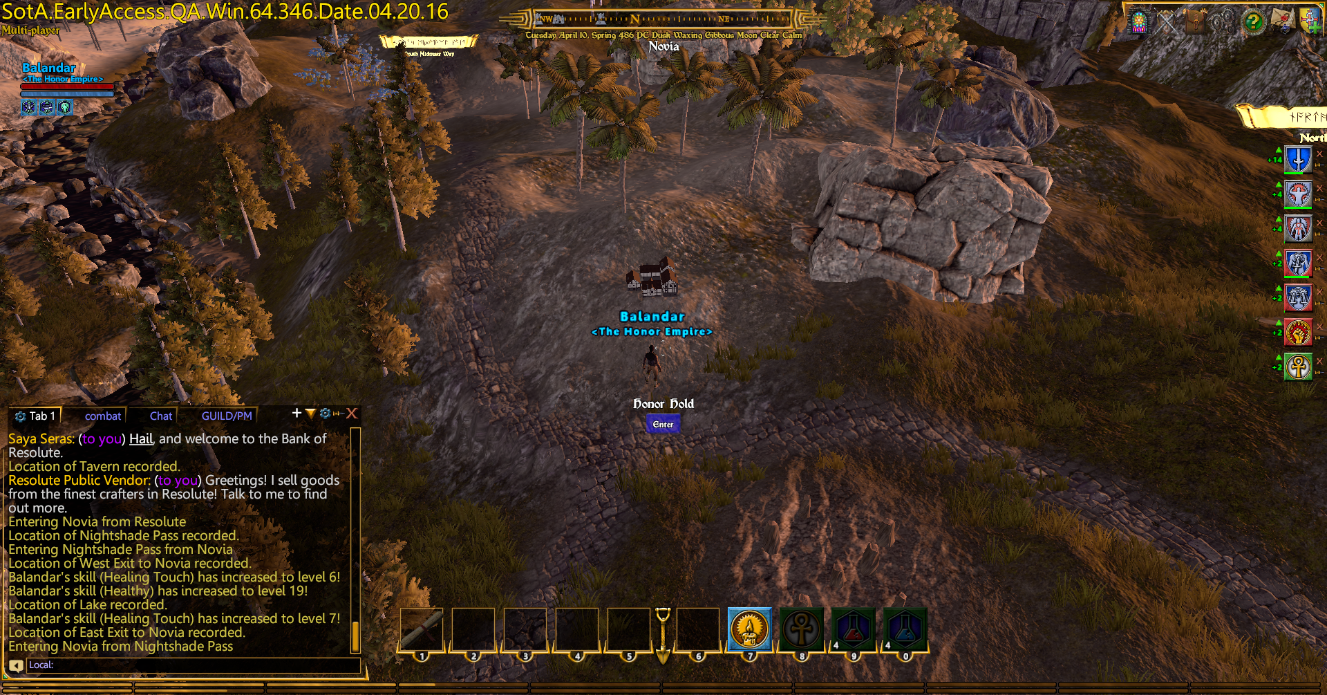 Honor Hold New Location