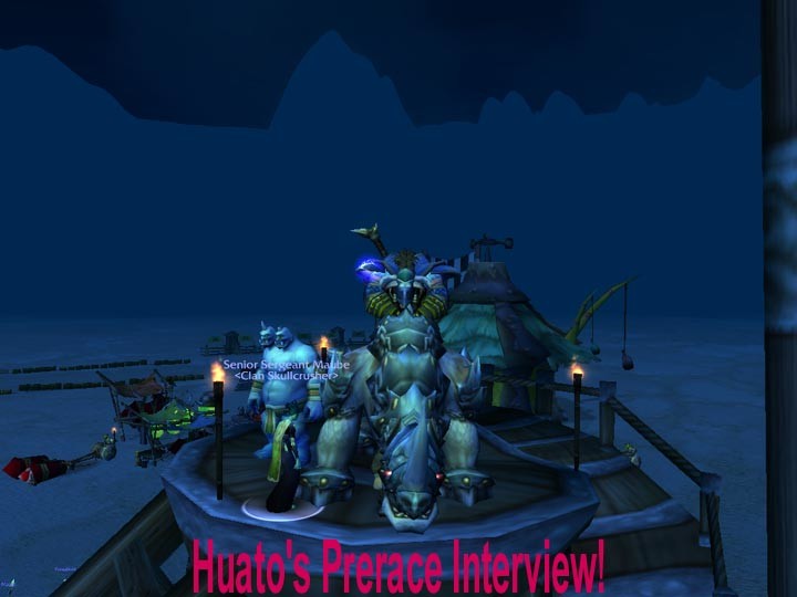 Huato's prerace interview