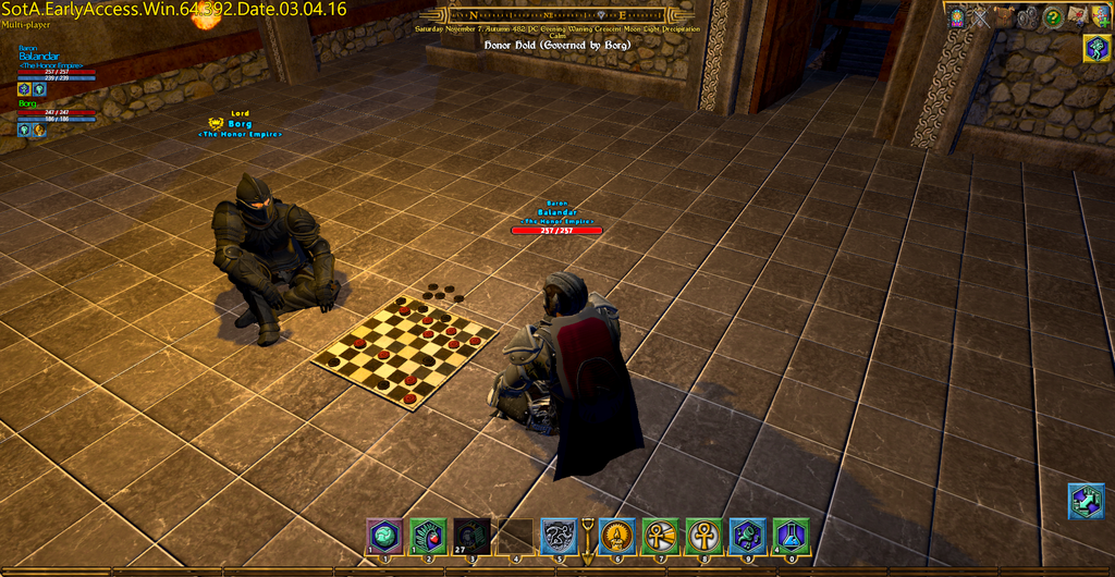 Borg vs Balandar in Checkers